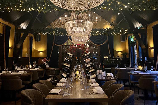 Kerstdiner bij de Koning van Denemarken in Rhenen